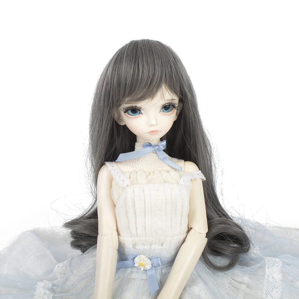 Термостойкие искусственные волосы для кукол аксессуары красивые светлые блонд