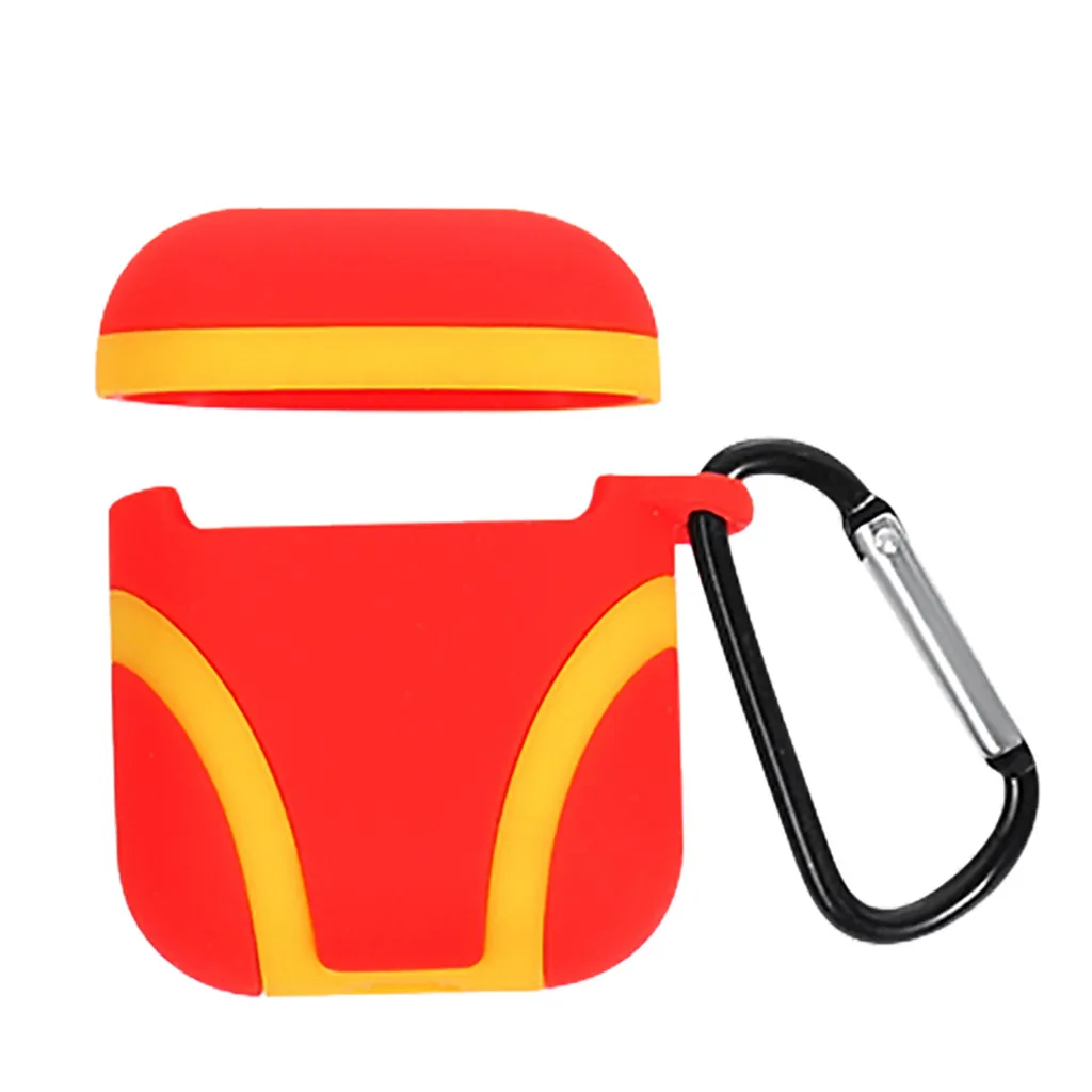 Чехол для наушников Apple AirPods 2 силиконовый чехол беспроводные Bluetooth наушники Air Pods