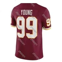 

Customized Stitch For Chase Young Terry McLaurin Landon Collins Men Women Kid Youth Red White Gray Washington Football Jersey