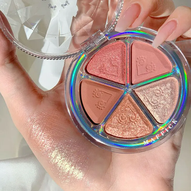 Палитра матовых теней для век лепестков земли румяна рандомная палитра