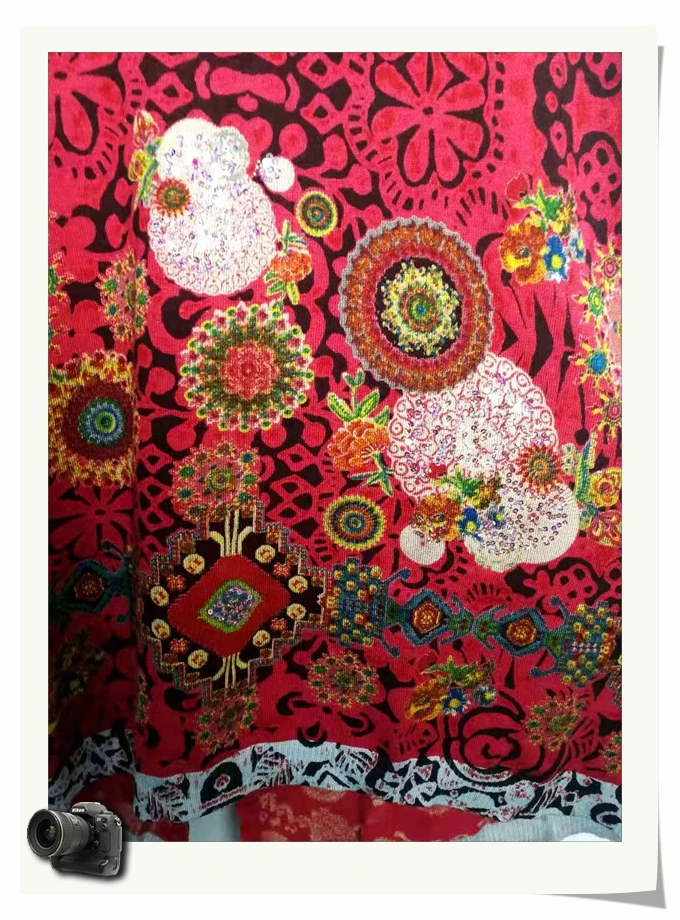 Impresso blusas bordadas de Graus, Espanha xs-xl