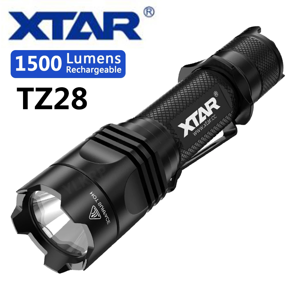 Водонепроницаемый светодиодный фонарик XTAR TZ28 портативный для кемпинга 1500LM
