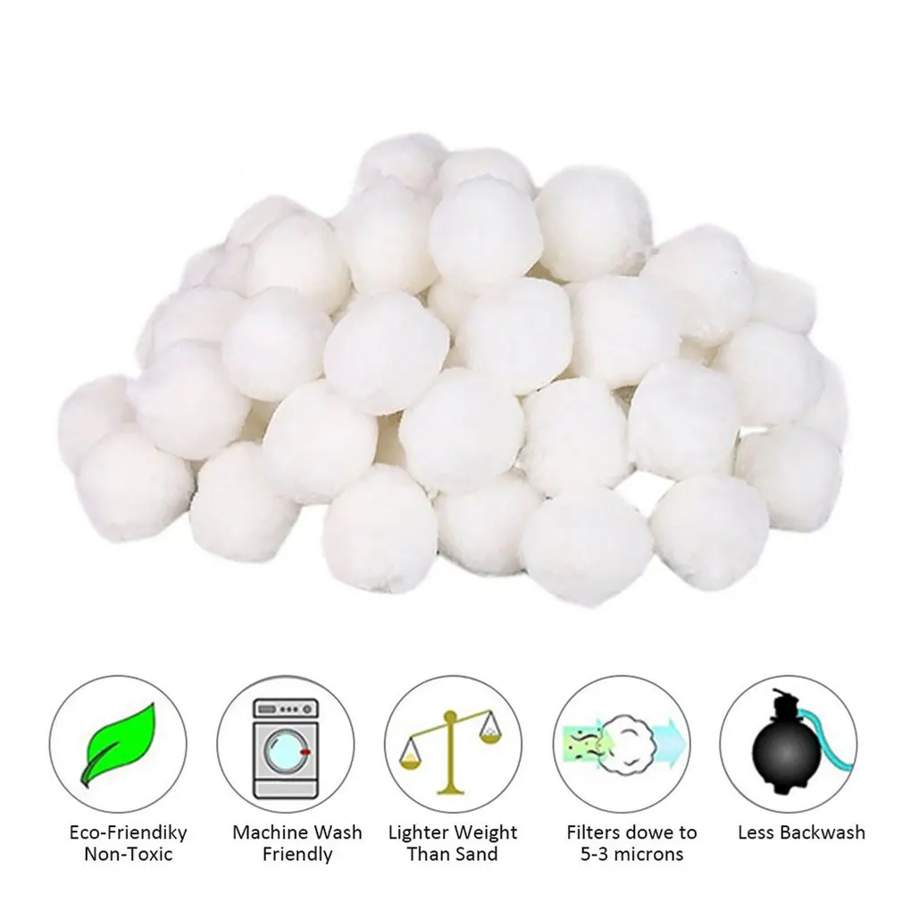 Аквариум для бассейна фильтр хлопковое волокно хлопковый шар оборудование