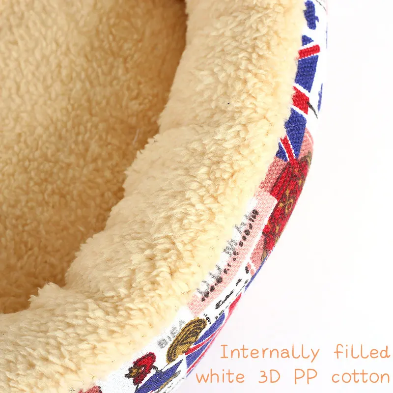 Мягкая Плюшевая кровать для большой собаки круглая кошки зимняя теплая пушистая