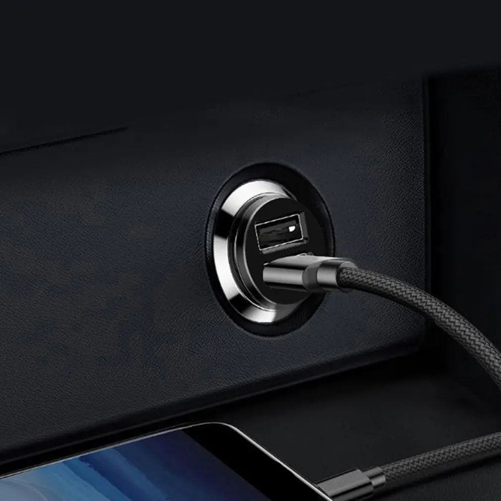 Автомобильное зарядное устройство Mini с двумя USB-портами автомобильное для