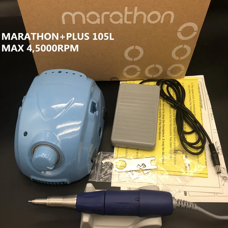 Сильный 210 45000 об/мин Чемпион 3 плюс 105л наконечник Электрический маникюрный набор