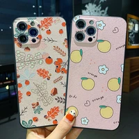 sumkeymi phone holder case for iphone 13 pro max 11 12 7 8 plus mini x xs xr hand band cases cute fruit flower soft tpu cover