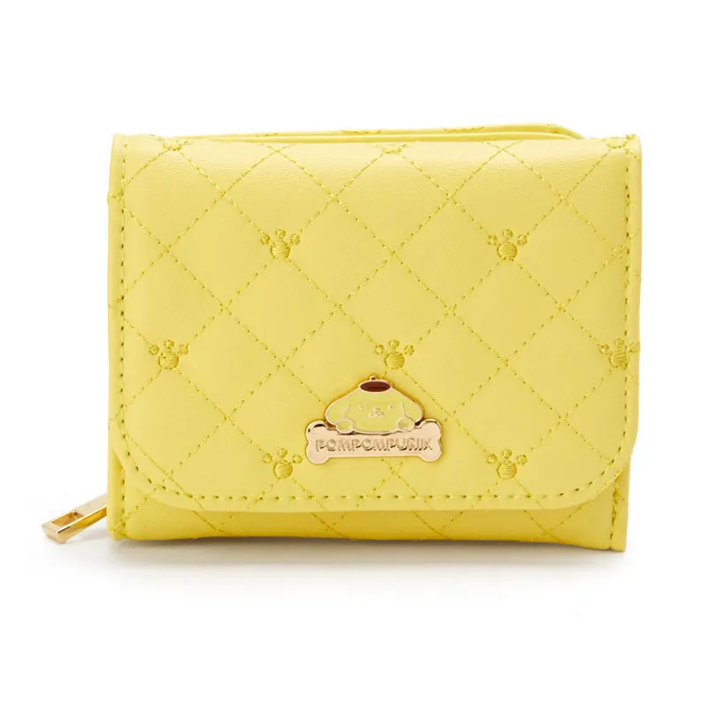 Cute Small Wallet Women Girls Fashion Kawaii Blue Yellow Black Pink Purse Ladies Trifold Leather Wallets Short Money Bag Clips