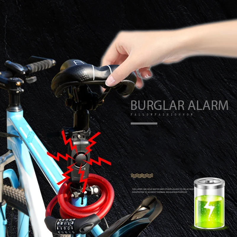 

USB Charging Wireless Remote Control Vibration Alarm Bicycle Horn Electric Car Home Vibration Anti-Theft Alarm
