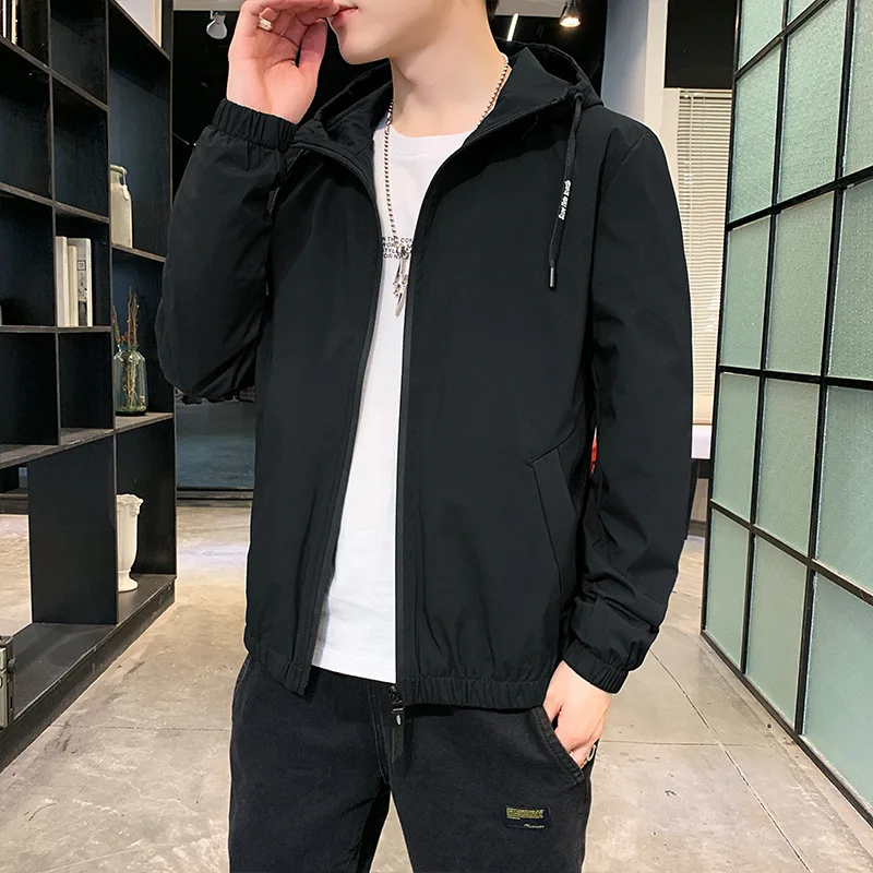 

Jacket men's autumn 2020 men's new youth hooded jacket men's fashion casual top