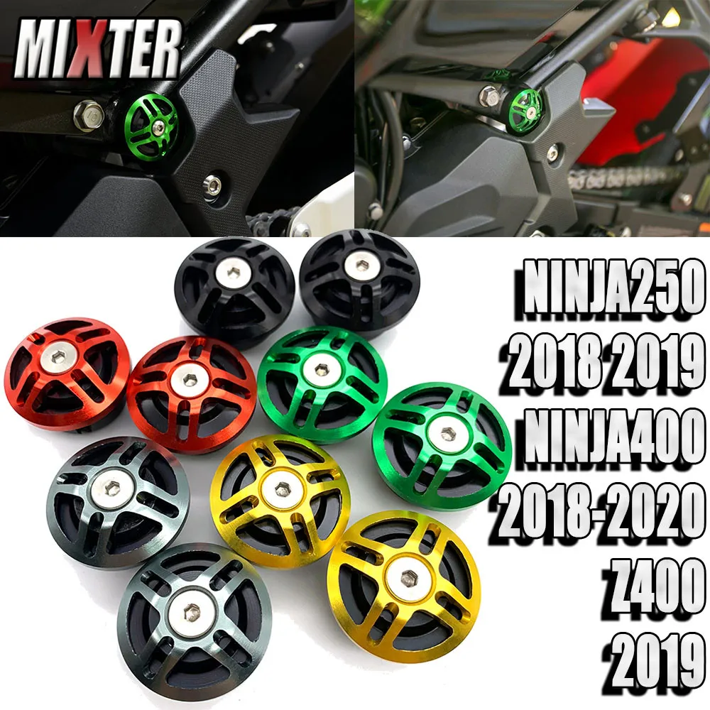 Поворотные катушки для мотоцикла винты слайдера декоративная крышка KAWASAKI NINJA250