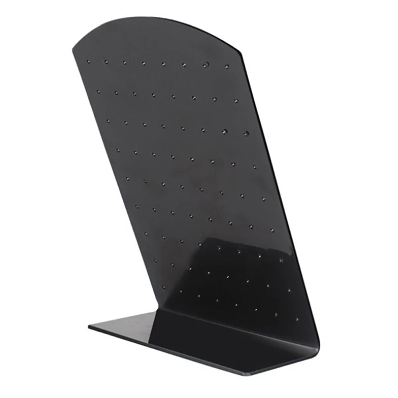 

2 Colors 72 Holes Plastic Jewelry Display Rack Fashion Earrings Ear Studs Jewelry Show Metal Stand Organizer Holder