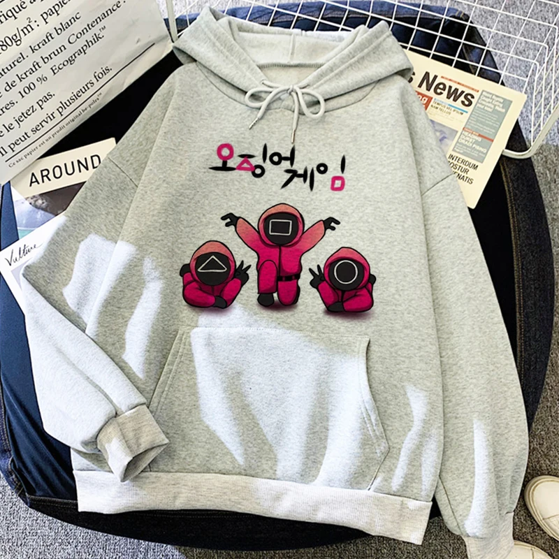 

Harajuku Kawaii Squid Game 067 I Cosplay Sweat Oversize Hoodie Anime Clothes The Squid Game Costume Women Hoody Sweetshirts