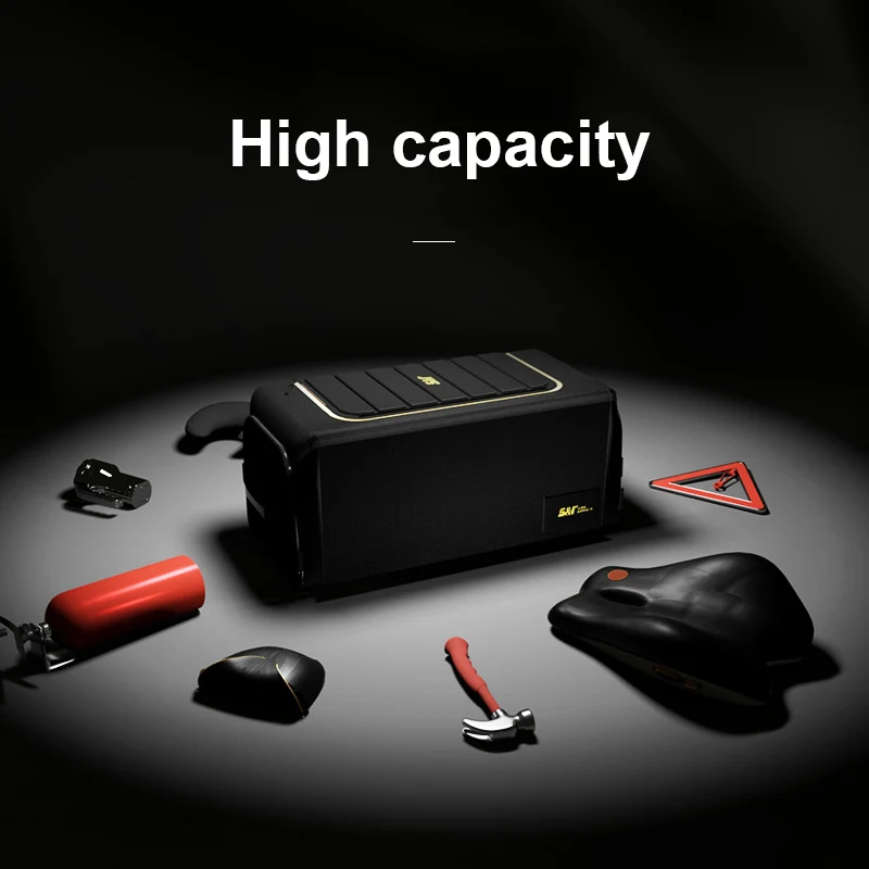 

Car Trunk Finishing Artifact Foldable Vehicular Large Capacity Organizer Box Folding Storage Box Car Organizer Box