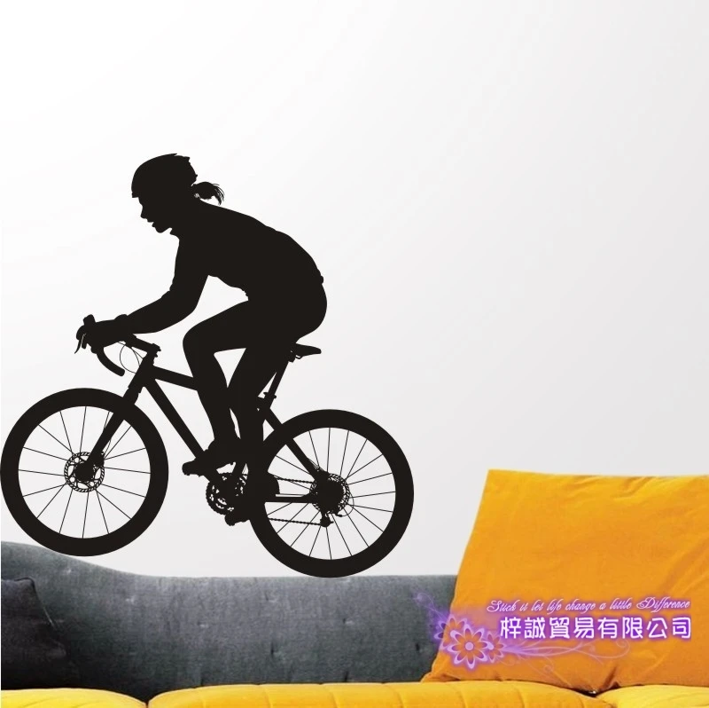 Женский дорожный велосипед магазин стикер на стену индивидуальные спортивные
