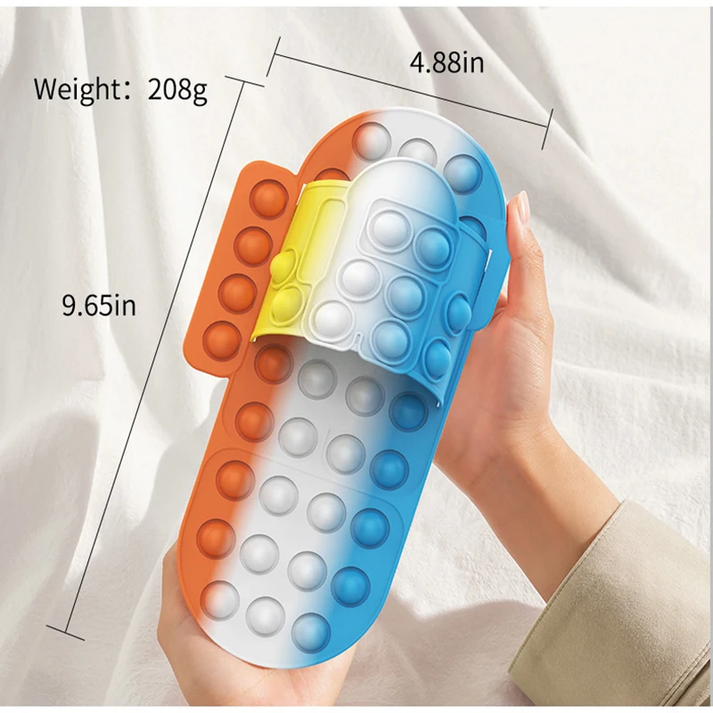 Burbuja de silicona creativa de descompresi&oacute;n, juguete luminoso, zapatillas de descompresi&oacute;n, juguetes de regalo para ni&ntilde;os-2