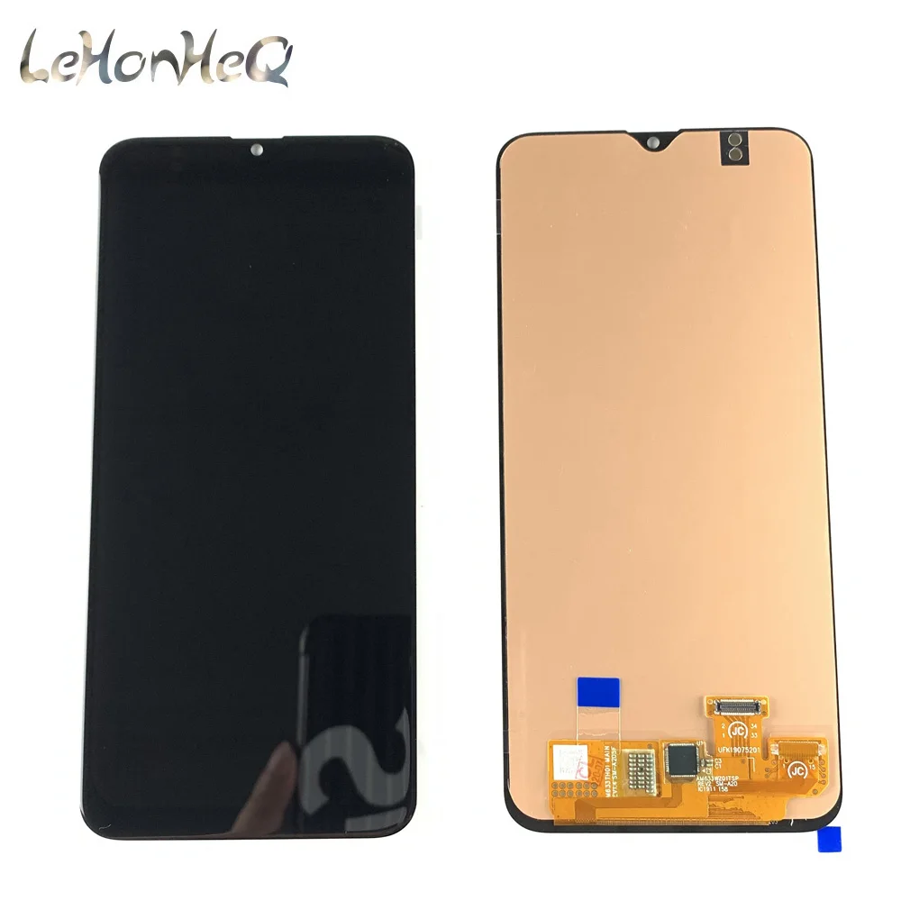 Pantalla LCD OLED para m&oacute;vil, digitalizador de pantalla t&aacute;ctil para samsung Galaxy A20, A30, A50, A205, A305, A505, A30S, A307, lote de 3 piezas-3