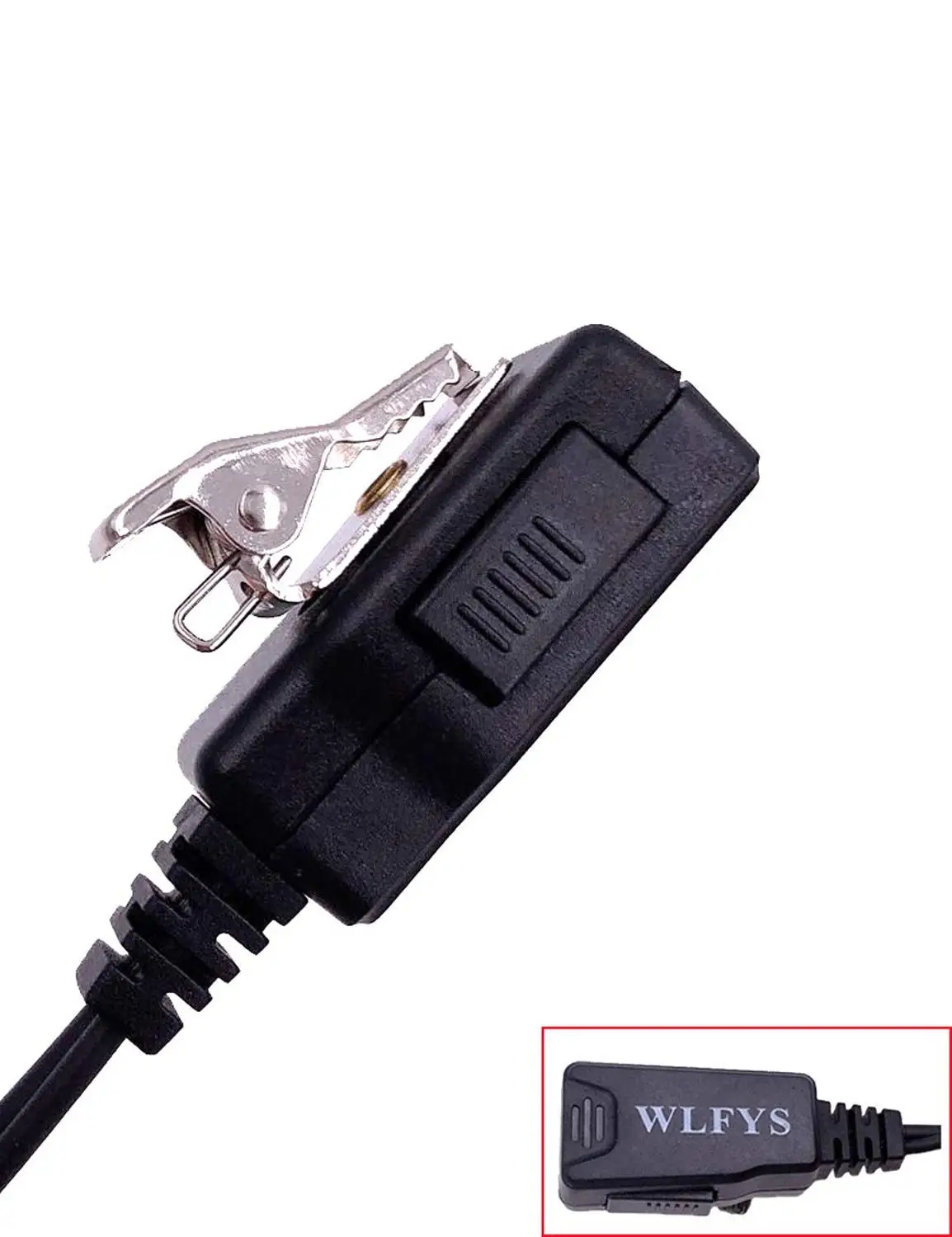 earpiece walkie talkie headset for kenwood for baofeng for linton for wouxun 2 pin radio free global shipping