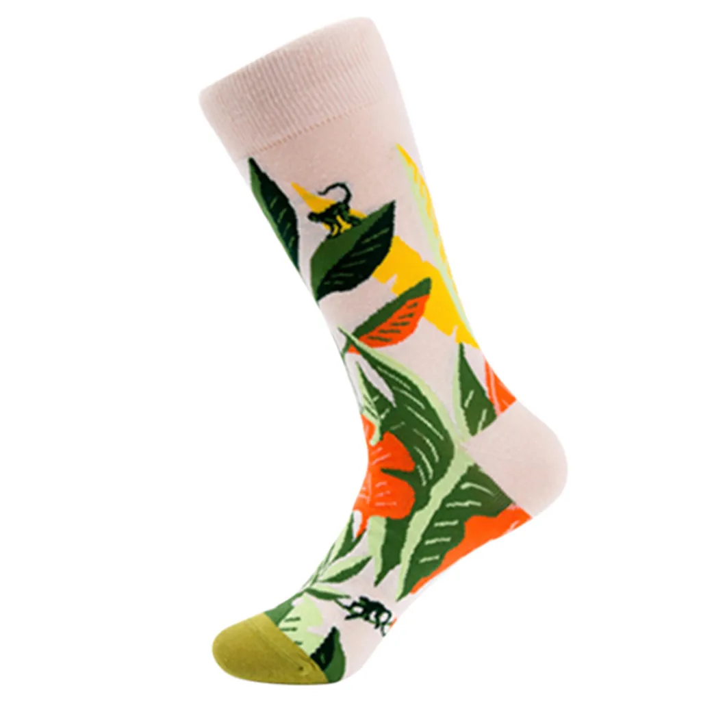 Новое поступление забавные Носки Happy цветные осенние модные носки без пятки