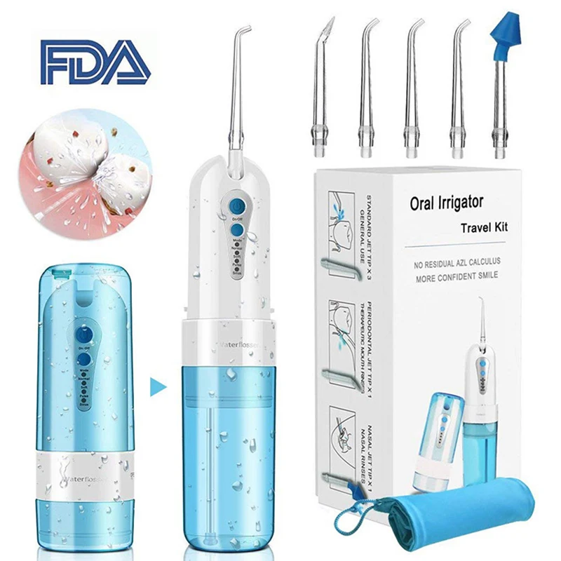 

5 Cleaning Head H2ofloss Tandsteen Verwijderen Oral Clean limpiador De Dientes HQD Tooth Cleaning Cylinder Ultrasonic Cleaning
