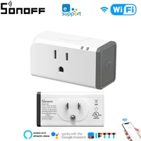 sonoff s31 us 16a wifi smart socket home power consumption measure monitor energy usage app remote ifttt control with alexa