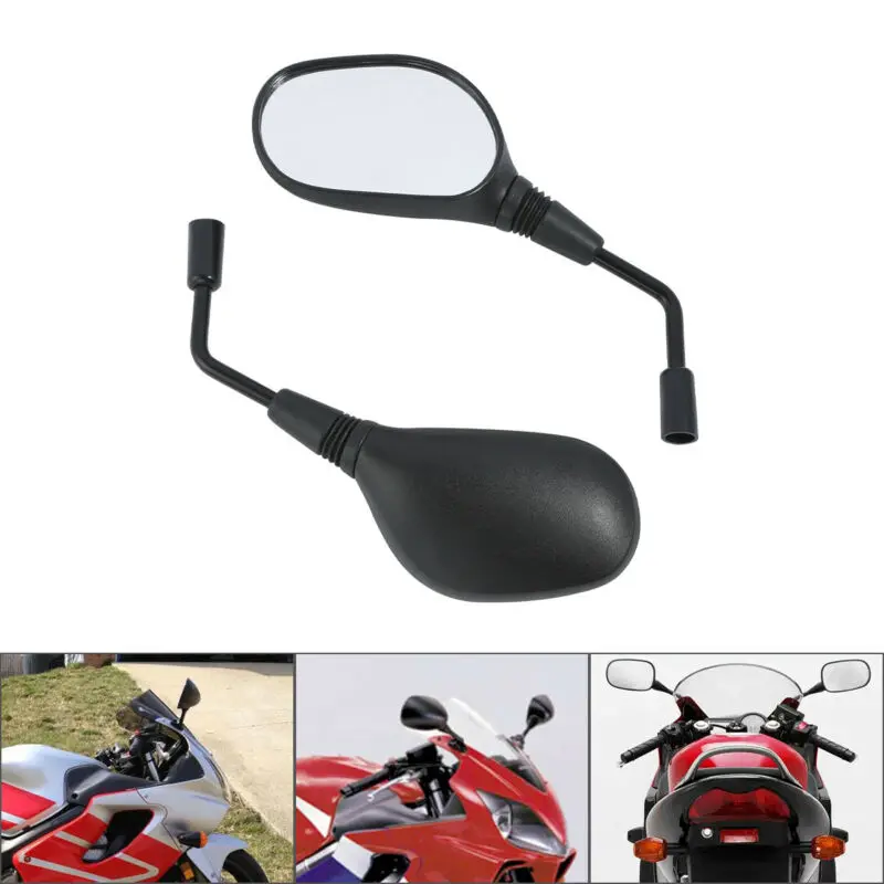 Мотоциклетные универсальные боковые зеркала заднего вида M10 10 мм для Kawasaki Suzuki Honda