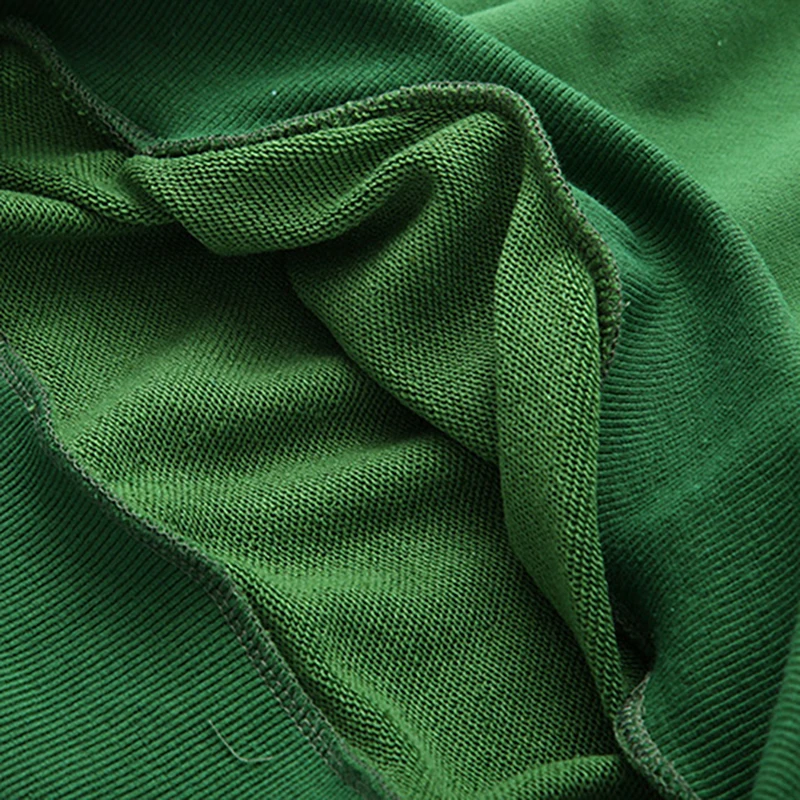 Новый свитер с круглым вырезом для девочек в стиле Харадзюку зеленый рисунком