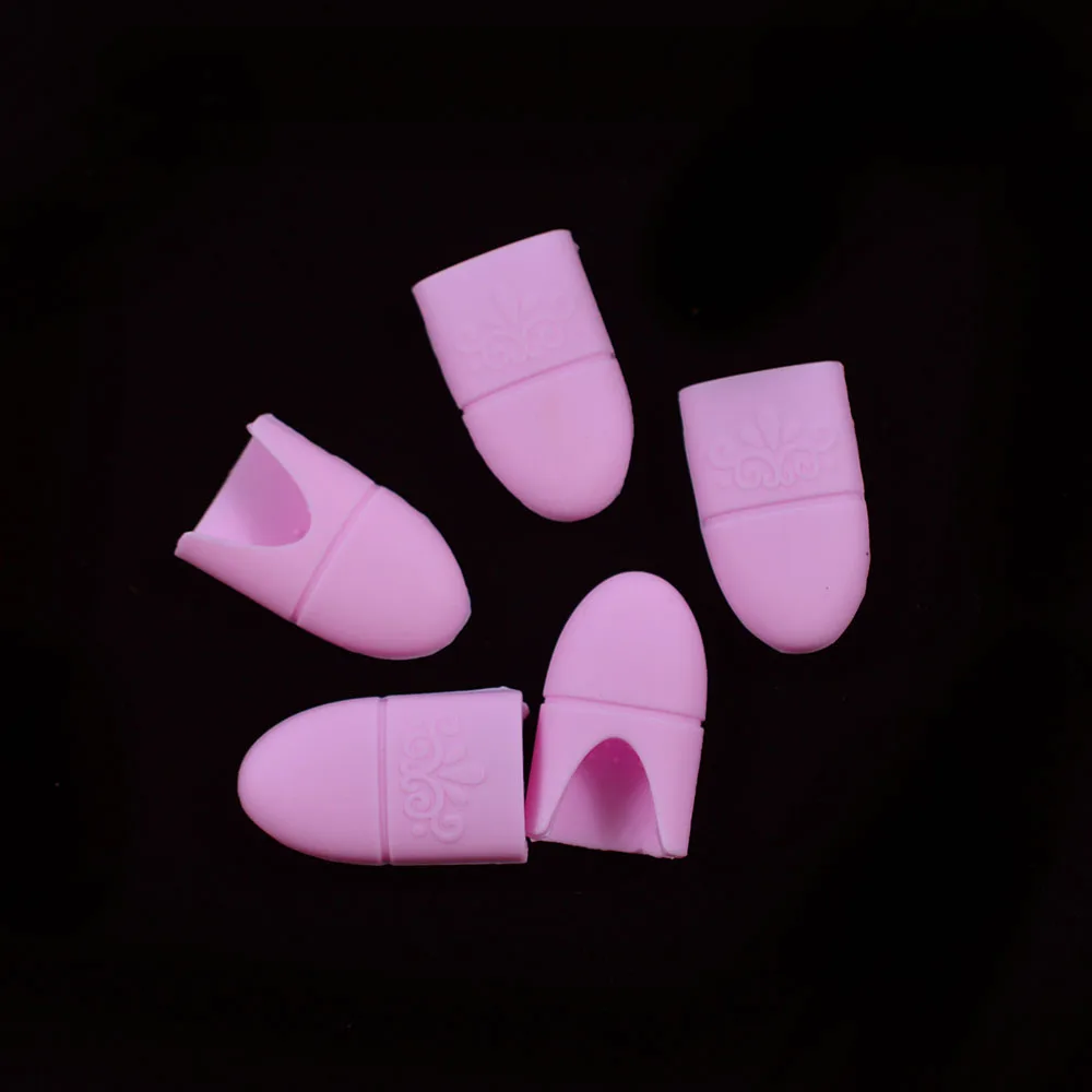 pink 5 шт./компл. полезные палец био-Гели Soak Off Кепки дизайн ногтей УФ-гель для снятия Обёрточная бумага s легкой чистки удаления Обёрточная бумага, инструменты для маникюра, CH277 - Цвет: pink
