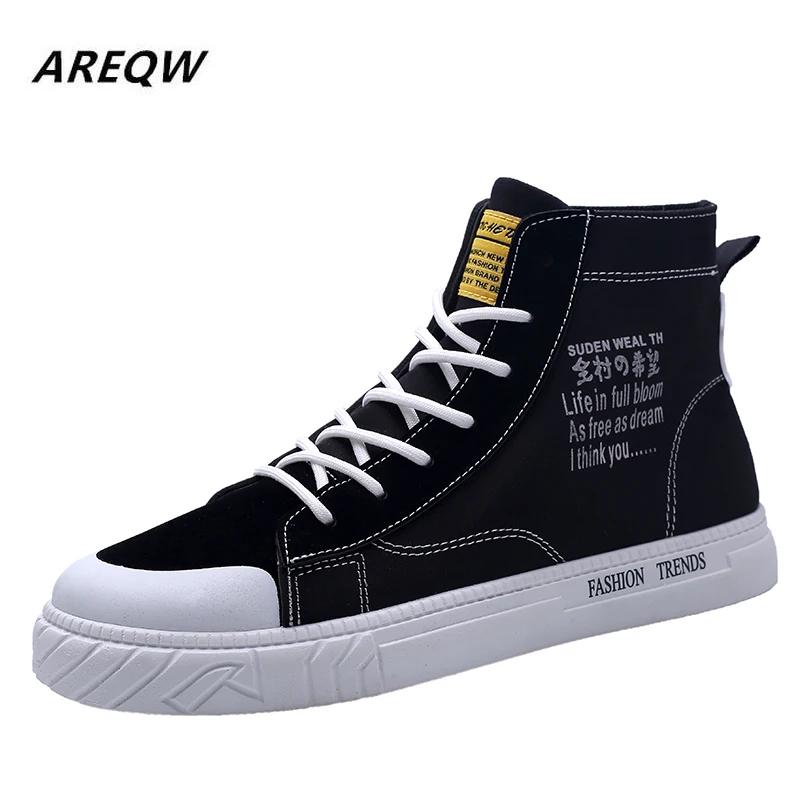 2019 Мужская модная осенне-зимняя новая обувь с высоким берцем спортивная для