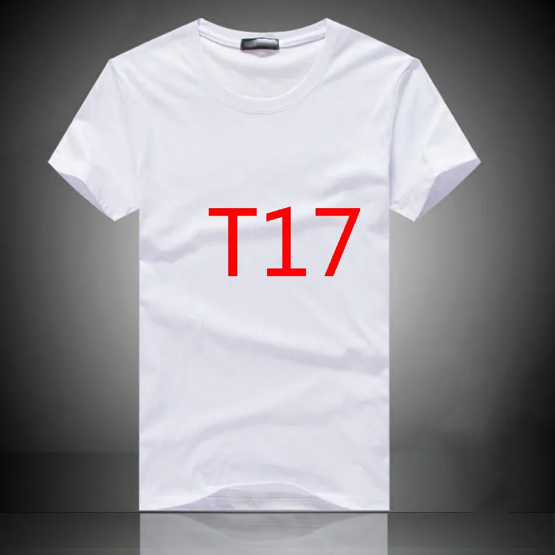 

T17 Classic cross printed cotton T-shirt short-sleeved men's and women's spring and summer new style simple and versatile