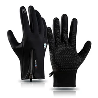 men women winter warm touch screen cycling gloves full fingers waterproof anti slip mtb road bike riding racing gloves