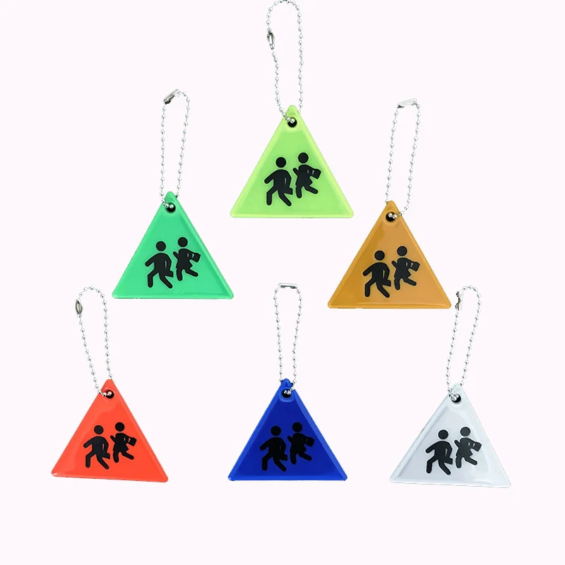 Новинка модель треугольной дорожки светоотражающий брелок подвесные аксессуары
