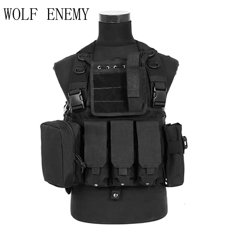 Тактический жилет RRV Жилет Molle нейлон 600D тактильная Экипировка для страйкбола Colete