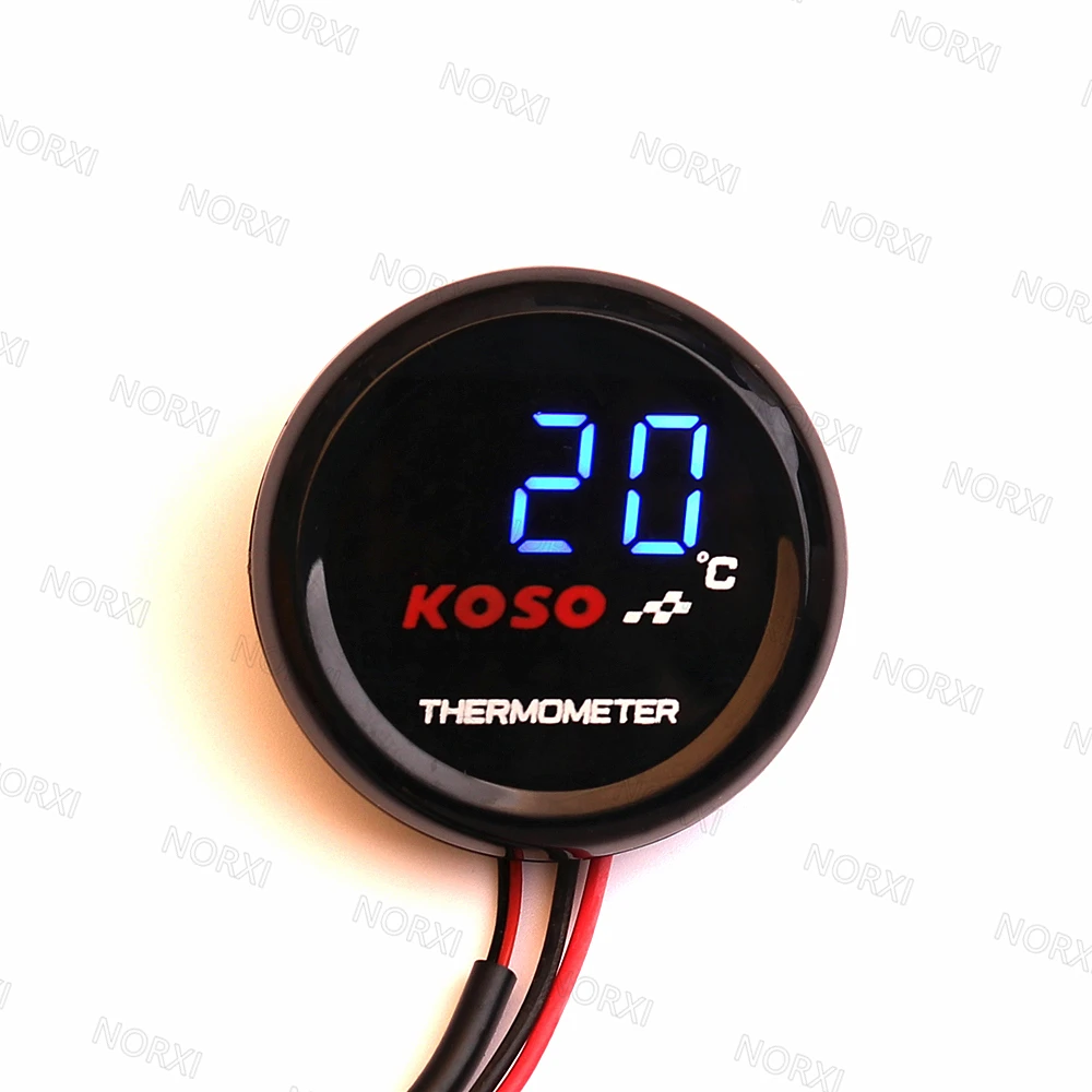Новый Круглый датчик температуры для гоночного мотоцикла KOSO с сенсорной