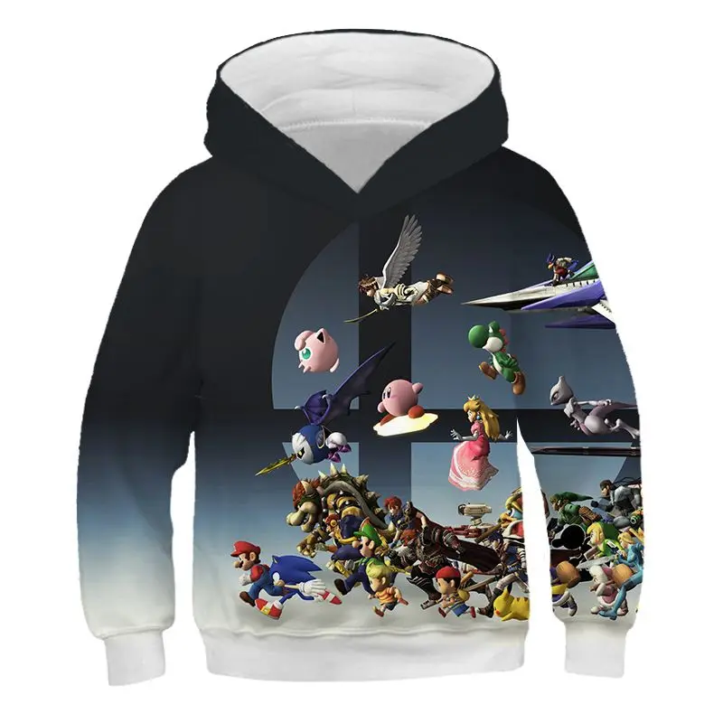 Марио сумасшедшие Приключения 3D с принтом для мальчиков и девочек детский костюм