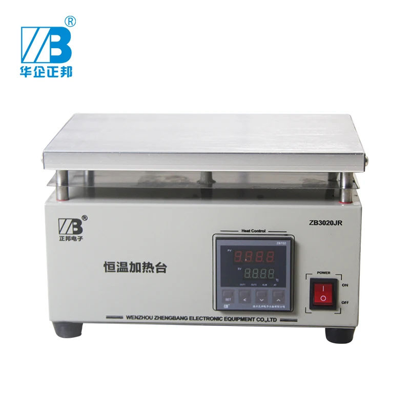 

Zhengbang мини нагревательная платформа ZB3020JR с высокоточной нагревательной трубкой из нержавеющей стали для нагрева печатных плат