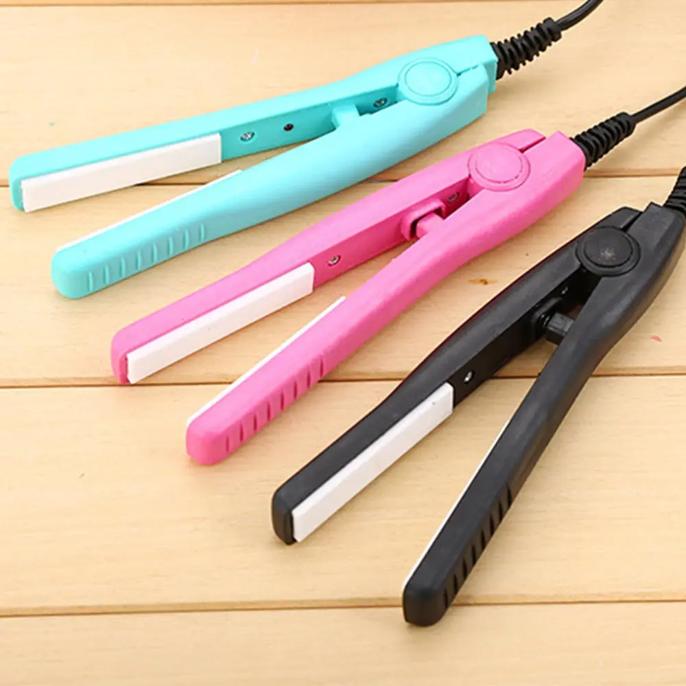 Салон красоты здоровья вьющиеся волосы щипцы для завивки волос 3 цвета 2 в 1 Мини