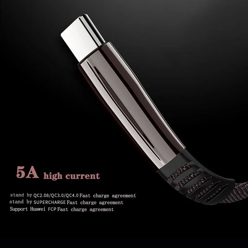 Фото 5A usb type C кабель супер быстрая зарядка USB для huawei P20 P30 samsung S9 S8 Note 9 8 Быстрая передачи 5A usb type C кабель супер быстрая зарядка USB для huawei P20 P30 samsung S9 S8 Note 9 8 Быстрая передачи