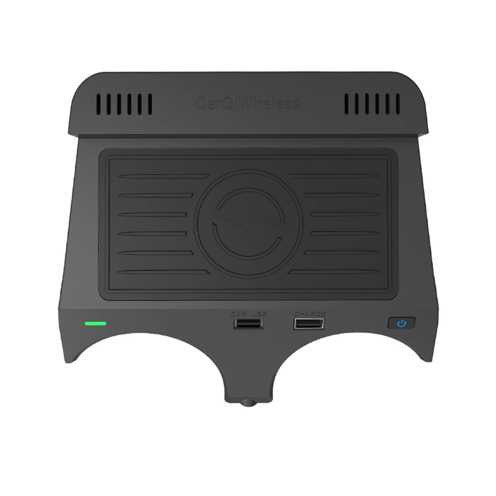 

Car Wireless Charger Auto ABS Anti Slip Car Accessories Fast Charging Pad Mat for BMW 5 2017-2021 6 2018-2019 Phone Holder