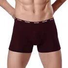 Высококачественное Мужское нижнее белье из модала, дышащие мужские трусы-боксеры со средней талией, шорты 5 цветов, мужское нижнее белье