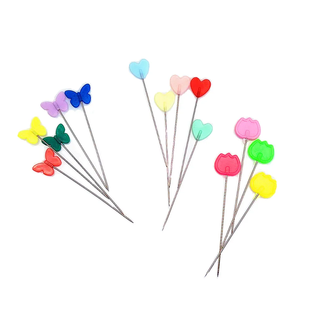 100 шт. в коробке шпильки из нержавеющей стали для вышивки булавки шитья иглы