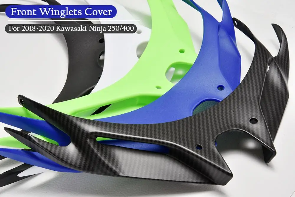 Передний аэродинамический крыльчатый ниндзя для Kawasaki Ninja250 Ninja400 250 400 детали