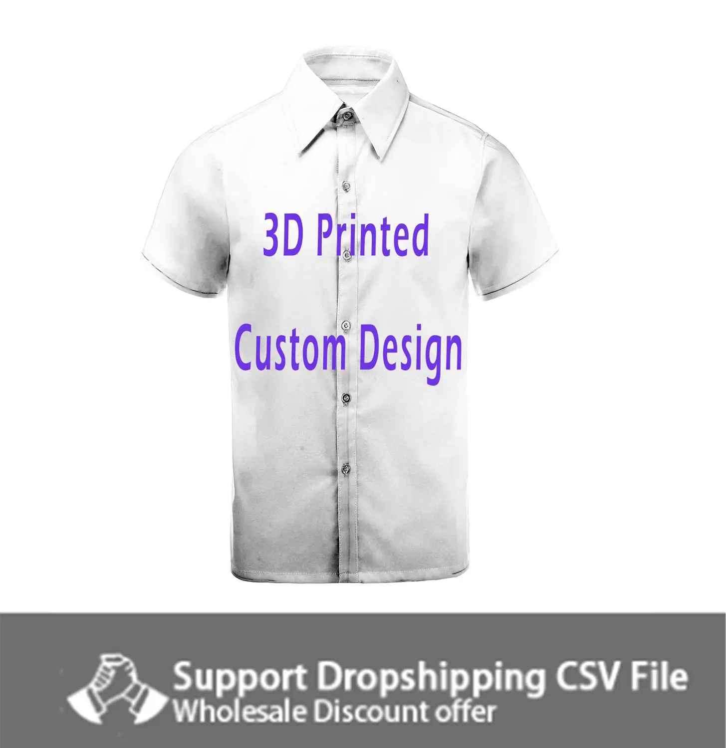 

DIY Personal Pattern Man Summer Hawaii Custom Design Printed Shirt