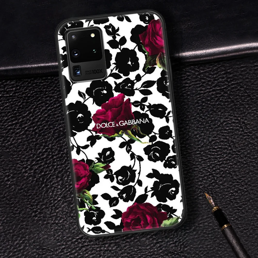 

Italian Luxury Brand D-Dolces Phone Case Cover Hull For Samsung Galaxy S 6 7 8 9 10 e 20 Edge Note 8 9 10 Plus black Waterproof