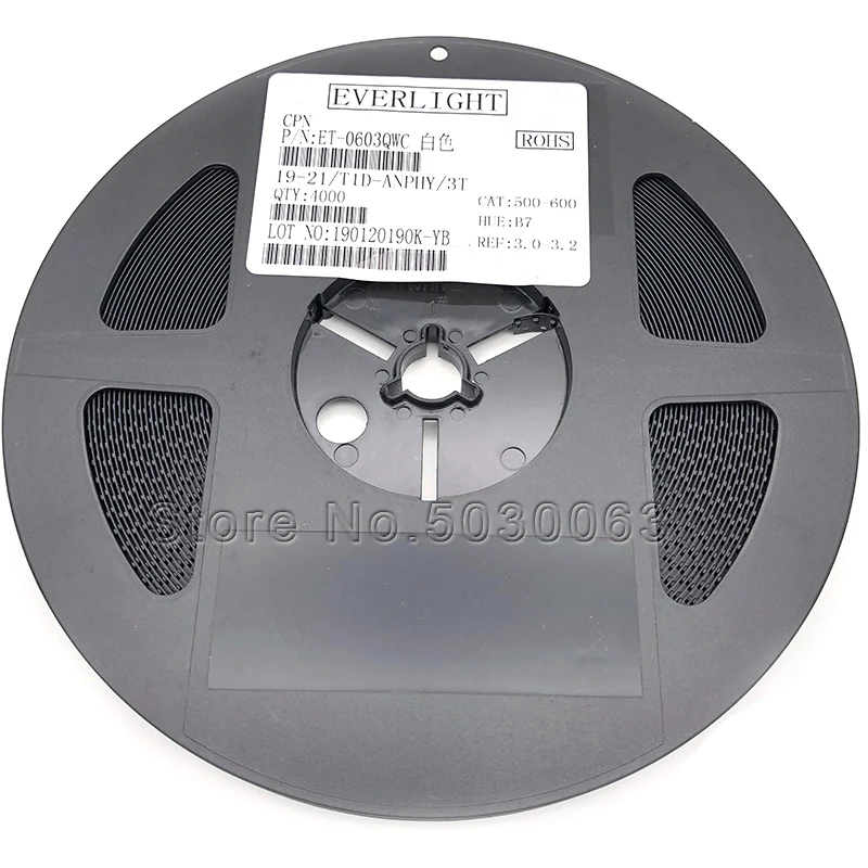 Светодиод 2835 0.2W SMD на катушке 4000 штук, теплый белый/холодный белый/RGB/красный/оранжевый/желтый/зеленый/ледяно-голубой/фиолетовый УФ/розовый.