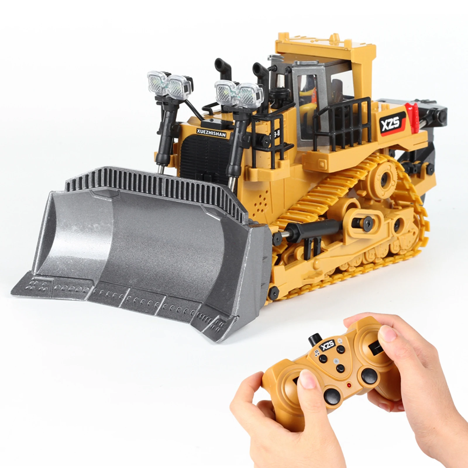 

2.4Ghz RC Bulldozer 1/24 Light & Sound Construction Engineering Car Dump