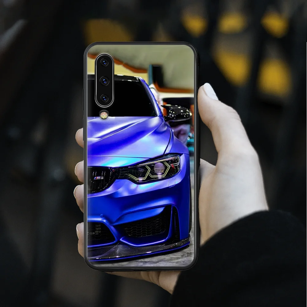 

Blue Red Car for Bmw Phone Case cover hull For SamSung Galaxy A 3 5 7 10 20 30 40 50 51 70 71 e s plus black Funda Silicone