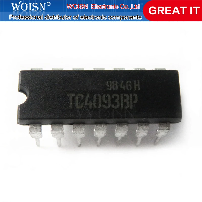 2 шт./лот TC4093BP TC4093 CD4093BE cd4093кто 4093B DIP-14 новый оригинальный в наличии | Электронные