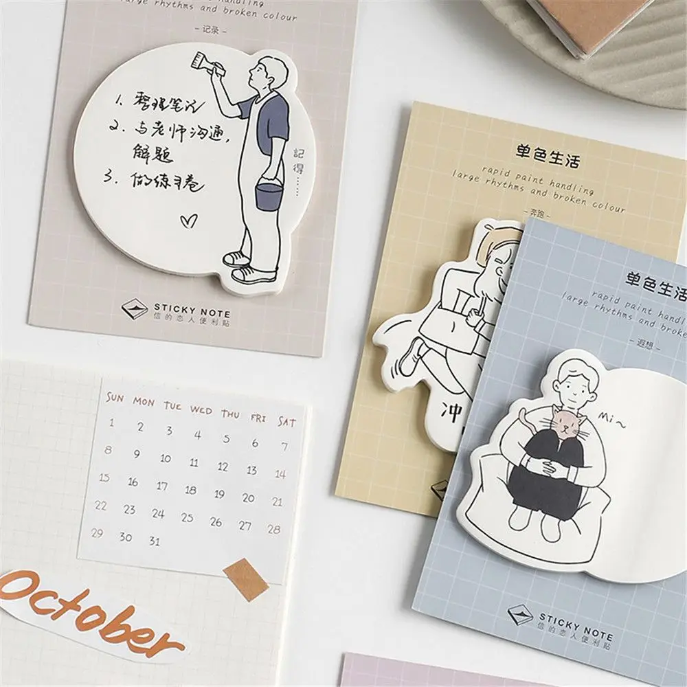 30 листов в одной жизни Липкие заметки Kawaii блокнот Скрапбукинг планировщик