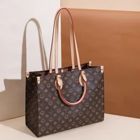 luxury new printed color matching phopping bag womens bag fashion tote handbags large capacity one shoulder handbags